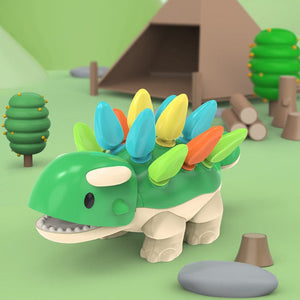 Steggy the stegosaurus toys for toddler boys to learn