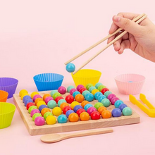 Load image into Gallery viewer, wooden board bead game lovealotter montessori educational board game candy crush game Kids' toy Learning tool Brain development Skill building Lovealotter Children's game Bead maze Montessori toy Fine motor skills Hand eye coordination Child development Playtime fun Cognitive development Kids educational games Early learning toy