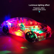 Load image into Gallery viewer, Concept Racing Car Toy | Transparent Car with LED Lights & Music