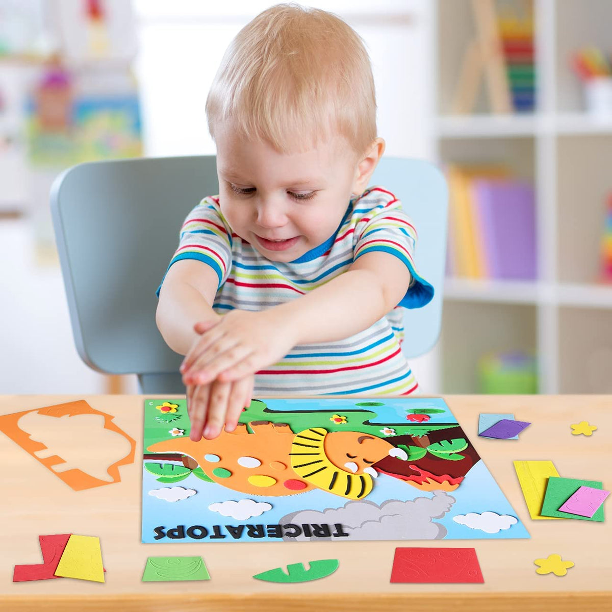 DIY Educational 3D Eva Foam Sticker Puzzle Love A Lotter, by GILOVERY LLC