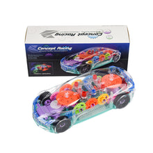 Load image into Gallery viewer, Concept Racing Car Toy | Transparent Car with LED Lights & Music