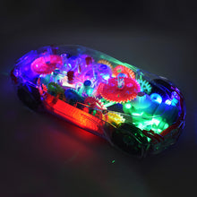 Load image into Gallery viewer, Concept Racing Car Toy | Transparent Car with LED Lights & Music