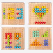 Load image into Gallery viewer, wooden board bead game lovealotter montessori educational board game candy crush game Kids' toy Learning tool Brain development Skill building Lovealotter Children's game Bead maze Montessori toy Fine motor skills Hand eye coordination Child development Playtime fun Cognitive development Kids educational games Early learning toy