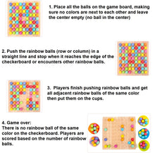 Load image into Gallery viewer, wooden board bead game lovealotter montessori educational board game candy crush game Kids' toy Learning tool Brain development Skill building Lovealotter Children's game Bead maze Montessori toy Fine motor skills Hand eye coordination Child development Playtime fun Cognitive development Kids educational games Early learning toy