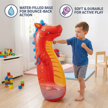 Charger l'image dans la galerie, Sac de frappe gonflable pour enfants – Design animal avec base lestée d'eau