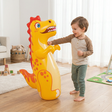 Charger l'image dans la galerie, Sac de frappe gonflable pour enfants – Design animal avec base lestée d'eau