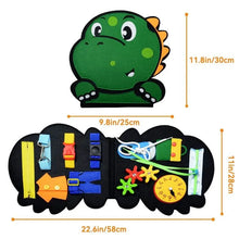 Charger l'image dans la galerie, Toddler Busy Board™ - Sensory Adventures - Dino guide book