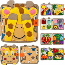 Charger l'image dans la galerie, Sensory Toddler Book™ – Feel &amp; Discover - Felt Book Animals