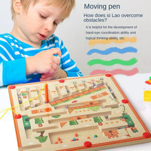 Charger l'image dans la galerie, Magnetic Maze™ - Colorful Counting Fun - Wooden Magnetic Puzzle
