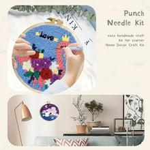 Charger l'image dans la galerie, SoftLoop – Soft &amp; Creative – DIY Punch Needle Home Decor Set