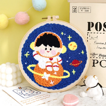 Charger l'image dans la galerie, SoftLoop – Soft &amp; Creative – DIY Punch Needle Home Decor Set