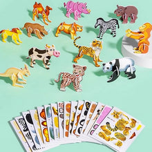 Charger l'image dans la galerie, 3D cartoon puzzle set for children