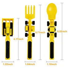 Charger l'image dans la galerie, ExcavaBite Kids' Construction Plate and Utensil Set