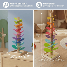 Charger l'image dans la galerie, Montessori Rainbow Marble Tower