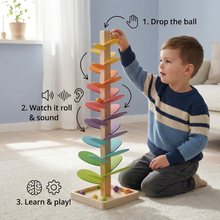 Charger l'image dans la galerie, Montessori Rainbow Marble Tower