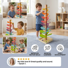 Charger l'image dans la galerie, Montessori Rainbow Marble Tower