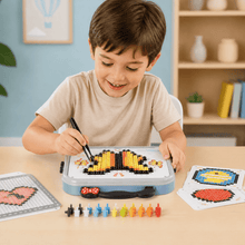 Charger l'image dans la galerie, Kids Montessori Mushroom Pegboard Mosaic Puzzle Set