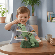 Dino Slide Roller Coaster Fun