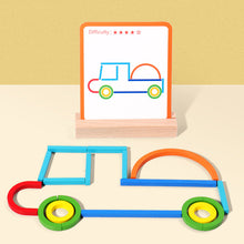 Charger l'image dans la galerie, Educational Montessori Sticks and Rings Building Blocks