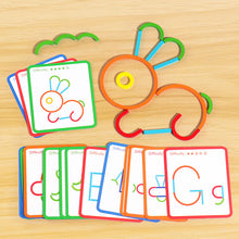 Charger l'image dans la galerie, Educational Montessori Sticks and Rings Building Blocks
