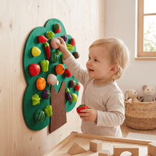 Charger l'image dans la galerie, Felt Fruit Tree Activity Board – Montessori Learning Toy