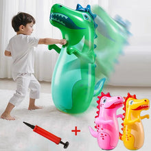 Charger l'image dans la galerie, Sac de frappe gonflable pour enfants – Design animal avec base lestée d'eau