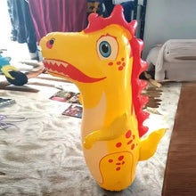 Charger l'image dans la galerie, Sac de frappe gonflable pour enfants – Design animal avec base lestée d'eau