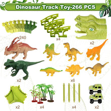 Load image into Gallery viewer, Flexible Dinosaur Race Track Set