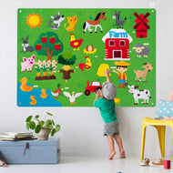 Montessori Learning Felt Board