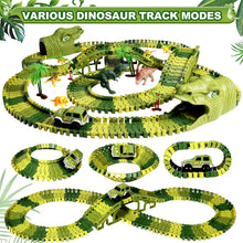 Load image into Gallery viewer, Flexible Dinosaur Race Track Set
