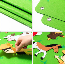 Charger l'image dans la galerie, Tableau en feutre d'apprentissage Montessori - Explorez des mondes imaginaires !