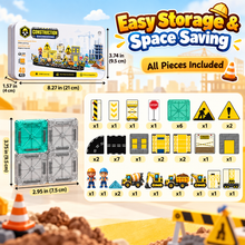 Charger l'image dans la galerie, BuildForce – The Construction + Police + Fire Magnetic Tiles
