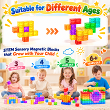 Load image into Gallery viewer, ColorStack™ - Montessori Cube Building Set