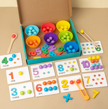Charger l'image dans la galerie, Montessori Ball Sorting &amp; Counting Set