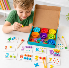 Charger l'image dans la galerie, Montessori Ball Sorting &amp; Counting Set