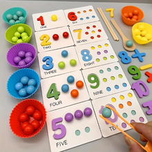 Charger l'image dans la galerie, Montessori Ball Sorting &amp; Counting Set