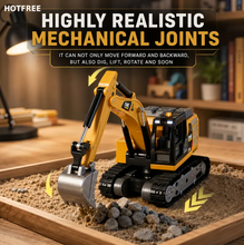 Charger l'image dans la galerie, PowerDig - Mini RC Construction Fleet [Excavator, Dump Truck &amp; Forklift] Toy with Light &amp; Sound