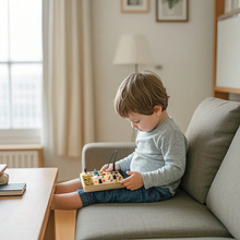 Load image into Gallery viewer, Montessori Wooden LED Busy Switch Board