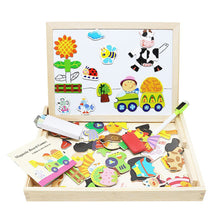 Load image into Gallery viewer, Educational Magnetic Box (with Whiteboard &amp; Chalkboard)