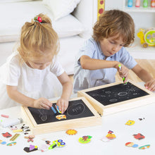 Load image into Gallery viewer, Educational Magnetic Box (with Whiteboard &amp; Chalkboard)