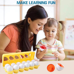 LOVEALOTTER Montessori Matching Eggs