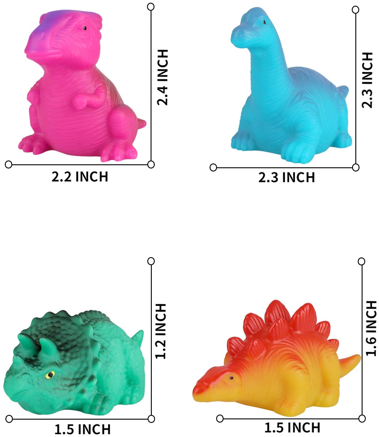 6 Pc Dinosaur Light-Up Floating Bath Toys Set For Baby Toddlers & Kids, 6  PIECE - Kroger