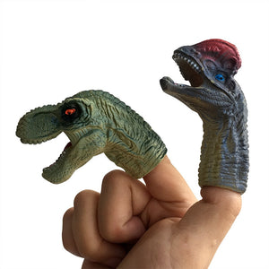 Realistic Dinosaur Hand Puppet T Rex Velociraptor Paw Patrol Finger Puppets