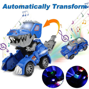 🎁 50% OFF🎁 Transforming Dinosaur LED SUV Car