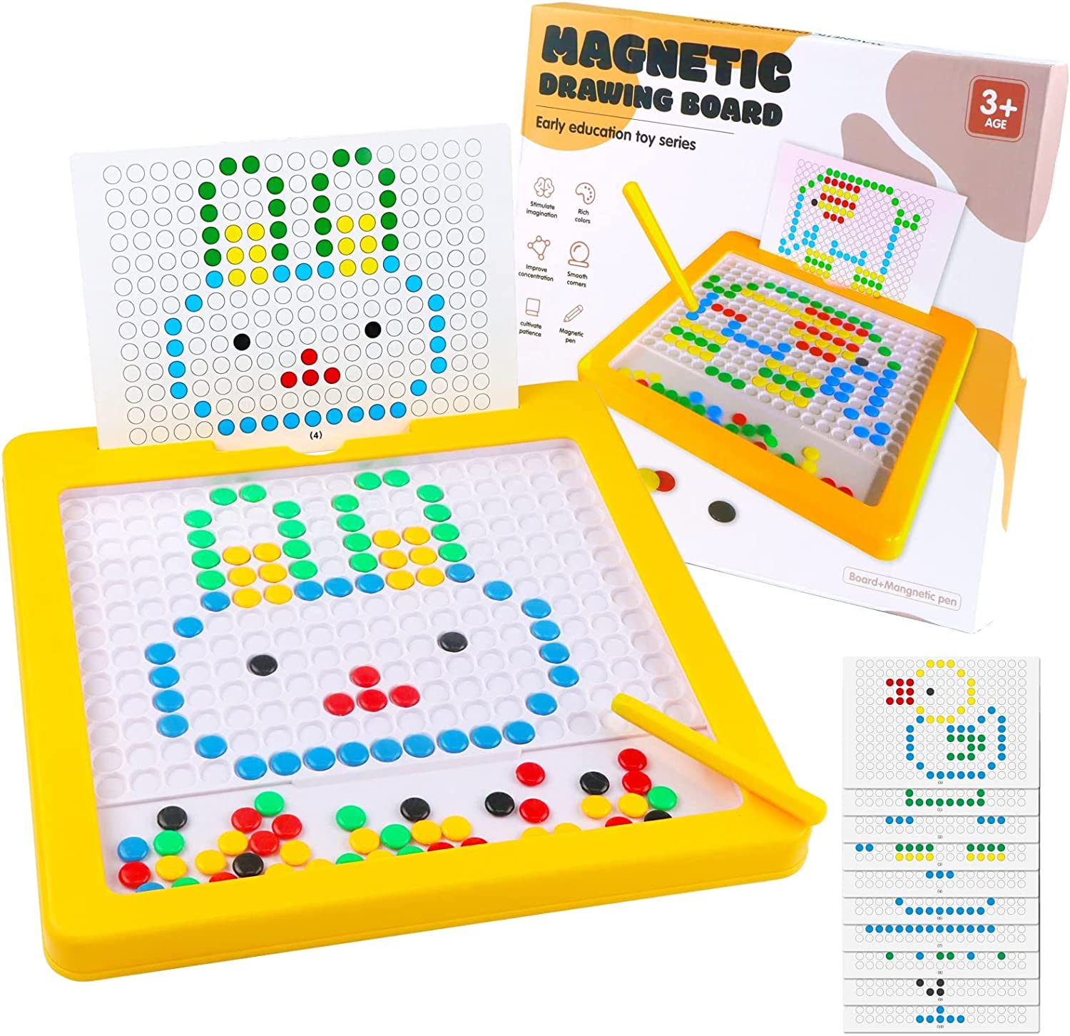 OCUhome Magnetic Drawing Board,Drawing Board Cartoon Shape Erasable with Sketch  Pen Magnetic Drawing Board for Kids - Walmart.com