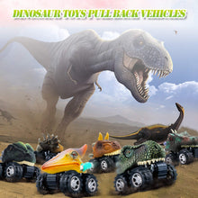 Load image into Gallery viewer, Mini Pull Back Dinosaur Cars (Pack of 6)