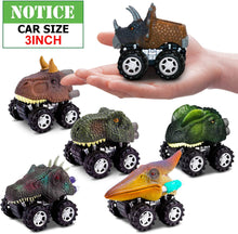 Load image into Gallery viewer, Mini Pull Back Dinosaur Cars (Pack of 6)