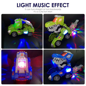 🎁 50% OFF🎁 Transforming Dinosaur LED SUV Car