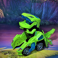 LED Transforming Dino Car