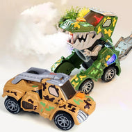 Transforming Dinosaur LED Camo Spray SUV Car